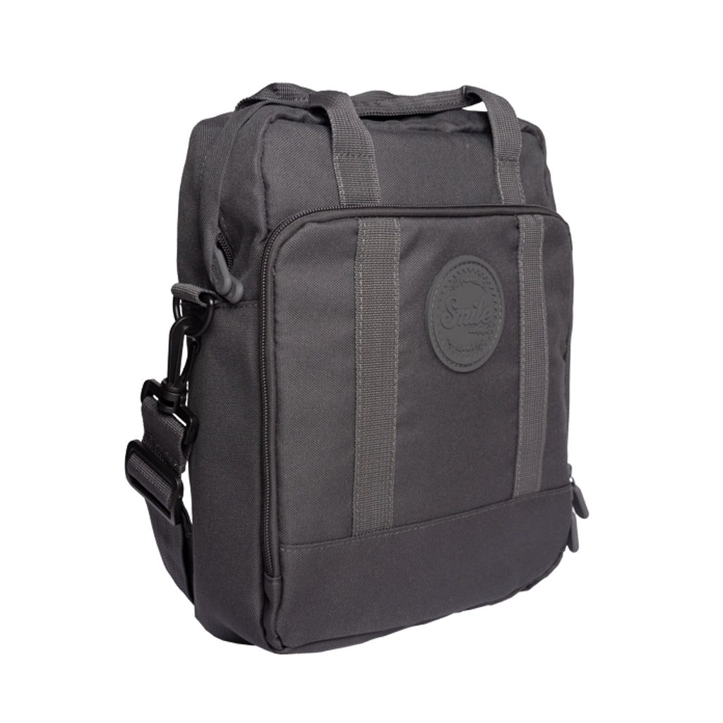 SMART - Bolsa convertible en maletín y mochila para tablet de hasta 10.1 pulgadas color gris antracita
