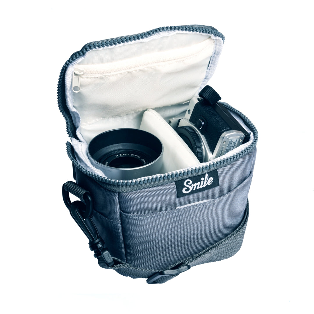 SMART TINY - Bolsa de fotografía para Cámara de formato pequeño - GRIS