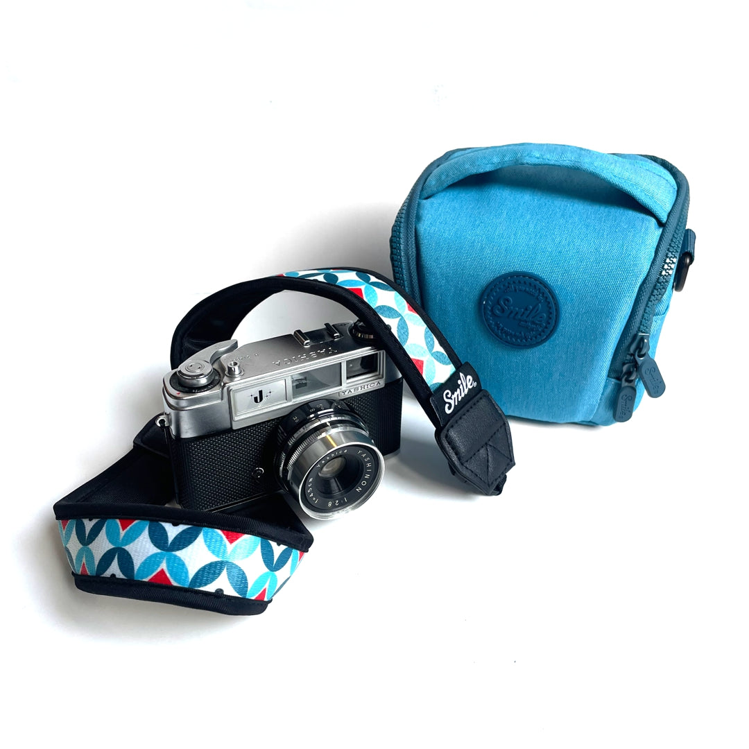 SMART TINY - Bolsa de fotografía para Cámara de formato pequeño - AZUL