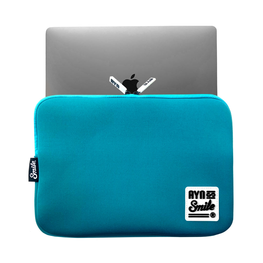 COLORS – Funda Sleeve para Tablet o Portátil de Neopreno hasta 13 y 14 pulgadas AZUL BISCAY BAY