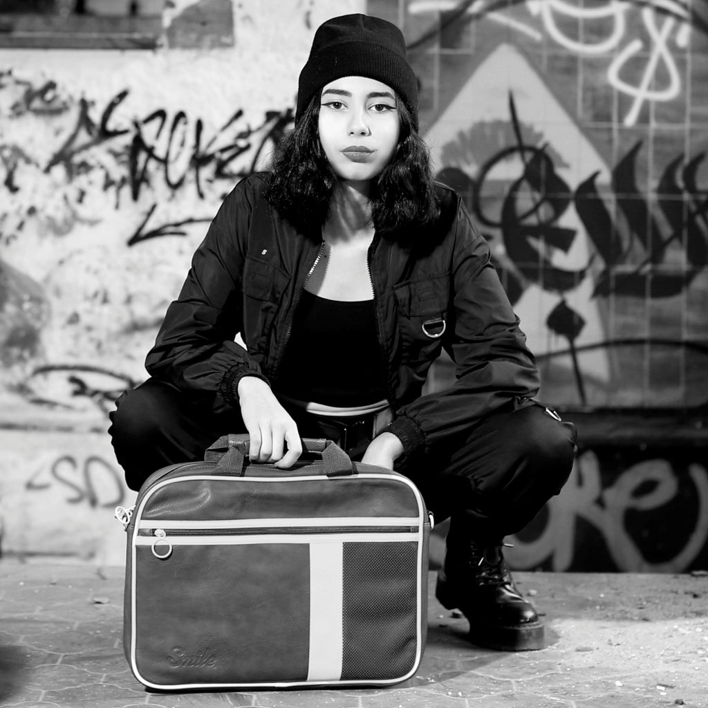 URBAN NOMAD - Bolsa maletín para portátil hasta 15.6 pulgadas STONE GREY