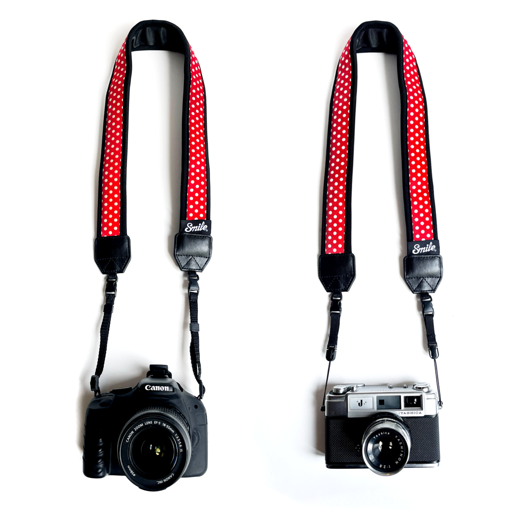 HANG UP! Correa para todo tipo de Cámara Fotográfica, Réflex, DSLR, Mirrorless ROJO LOLITA