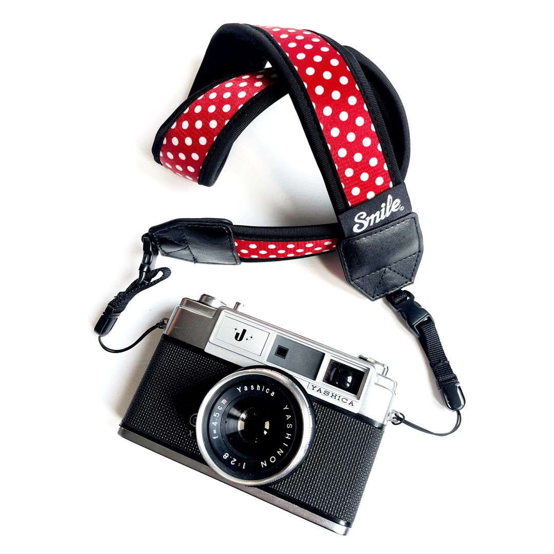 HANG UP! Correa para todo tipo de Cámara Fotográfica, Réflex, DSLR, Mirrorless ROJO LOLITA