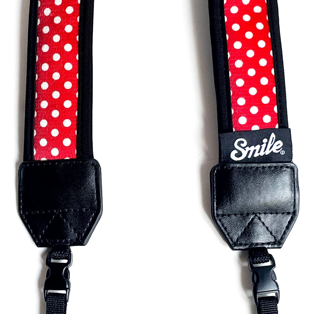 HANG UP! Correa para todo tipo de Cámara Fotográfica, Réflex, DSLR, Mirrorless ROJO LOLITA