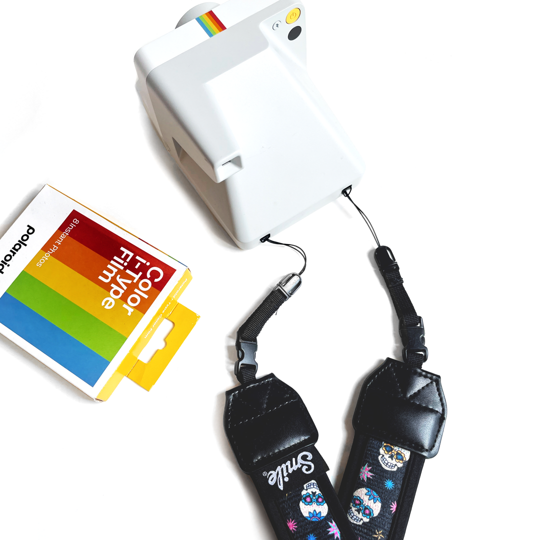 HANG UP! - Correa para todo tipo de Cámara Fotográfica, Réflex, DSLR, Mirrorless NEGRO Calaveras TEQUILA