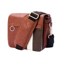 URBAN NOMAD - Bolsa de Fotografía Messenger para Cámara DSLR, Mirrorless y accesorios Tamaño S MARRÓN INDIANA