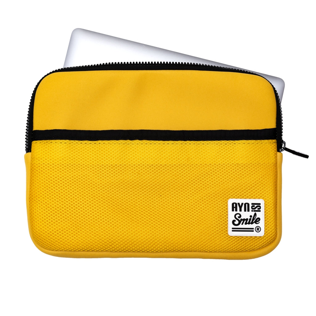 FITNESS – Funda Sleeve Neopreno para Portátil de hasta 13 y 14 pulgadas AMARILLO