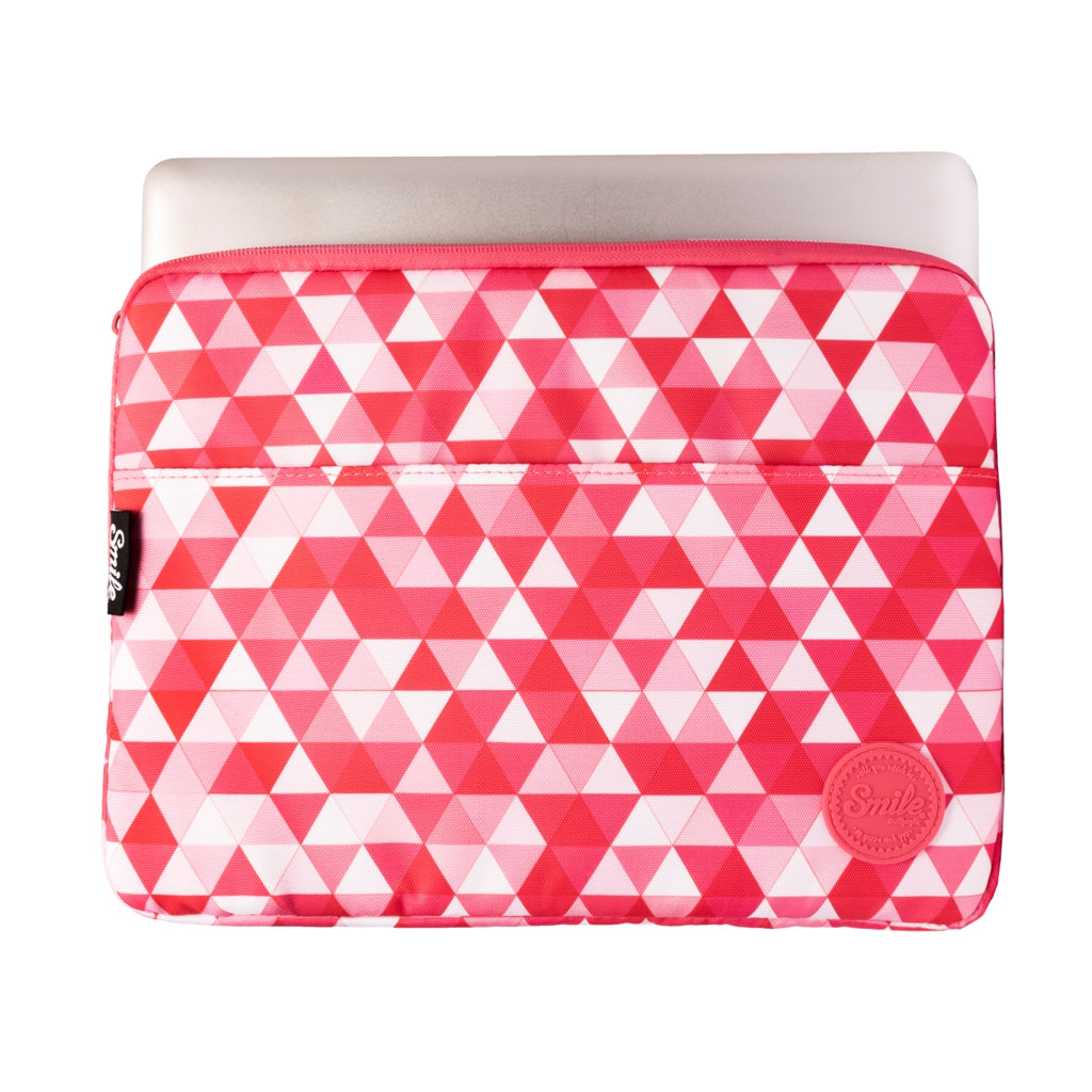 PINK GEOMETRIC – Funda Sleeve para Portátil y Tablet hasta 13 y 14 pulgadas ROSA