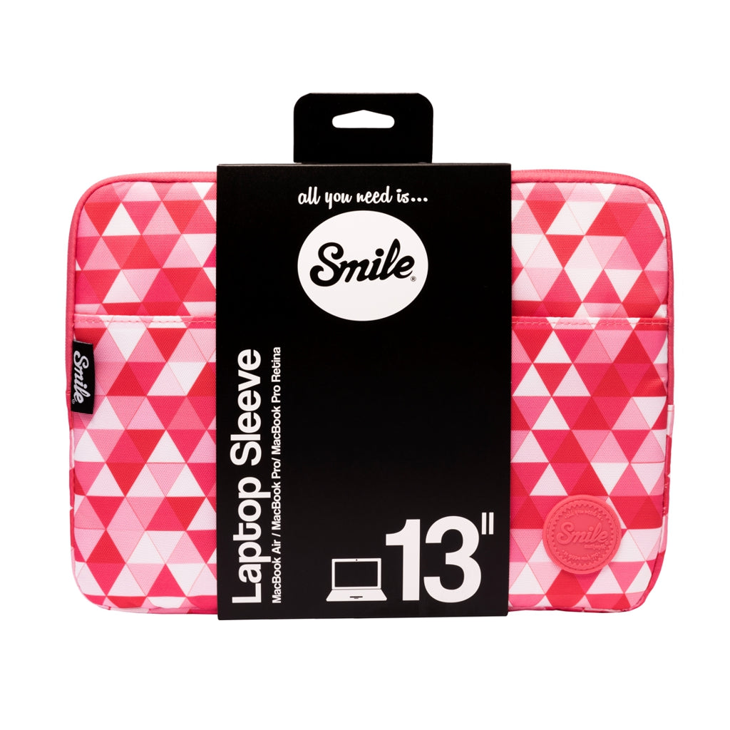 PINK GEOMETRIC – Funda Sleeve para Portátil y Tablet hasta 13 y 14 pulgadas ROSA